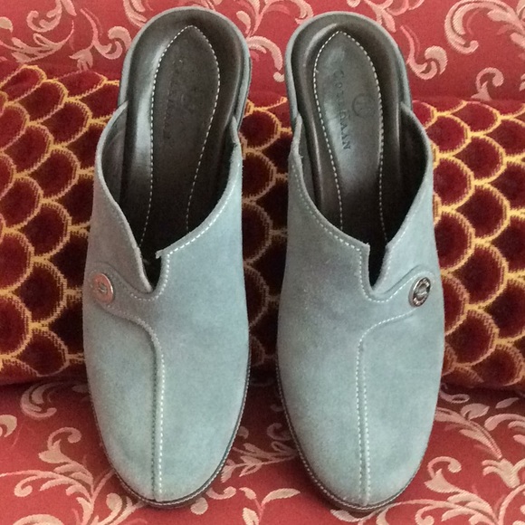 Cole Haan blue suede with brown leather  shoes - Picture 2 of 8